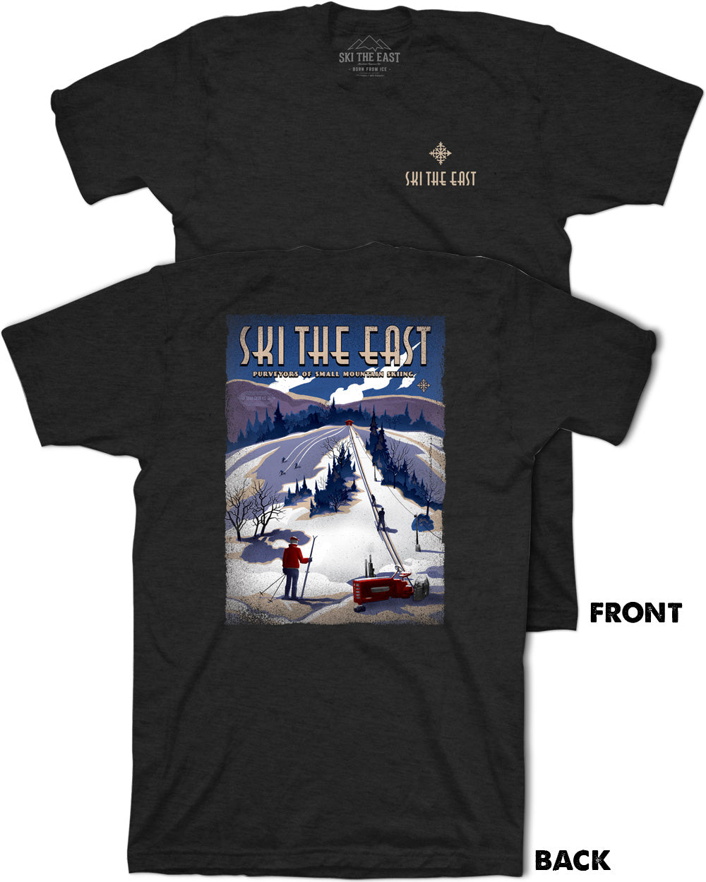 Hillside Harvest Tee - Vintage Black