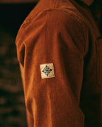 Cat Tracks Corduroy Shirt - Bark