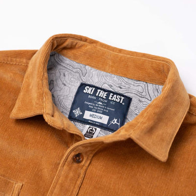 Cat Tracks Corduroy Shirt - Bark