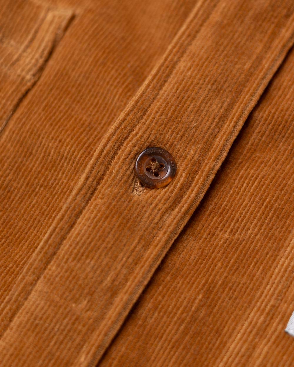 Cat Tracks Corduroy Shirt - Bark