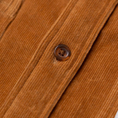 Cat Tracks Corduroy Shirt - Bark