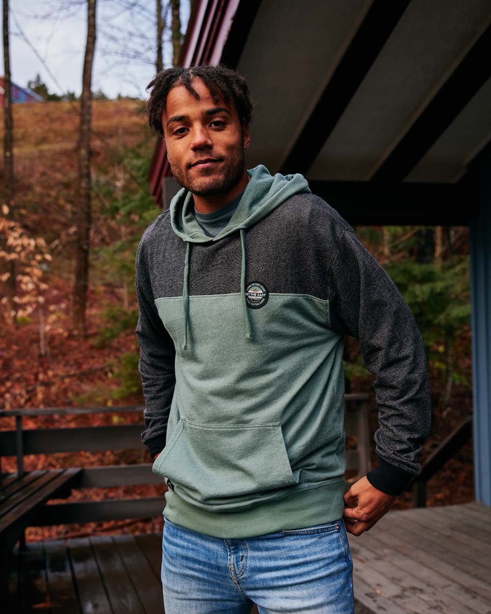 Eternal Lightweight Hoodie - Pine/Vintage Black