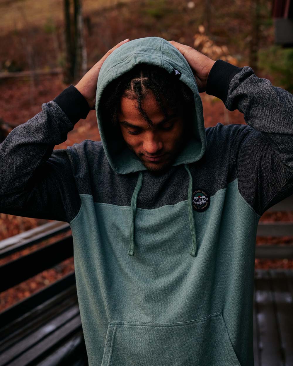 Eternal Lightweight Hoodie - Pine/Vintage Black