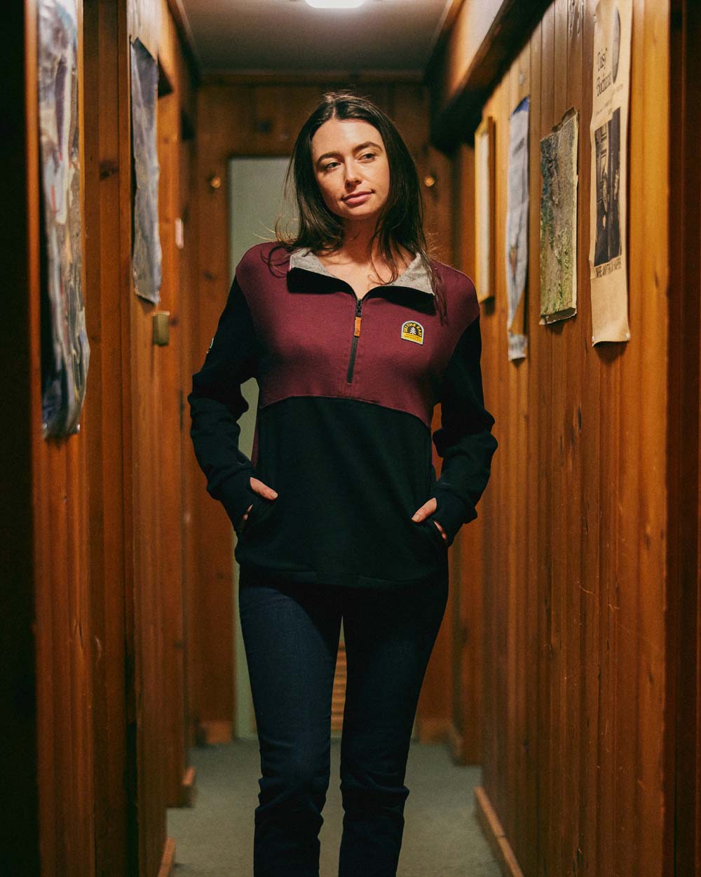Women's Waterford Quarter Zip - Burgundy