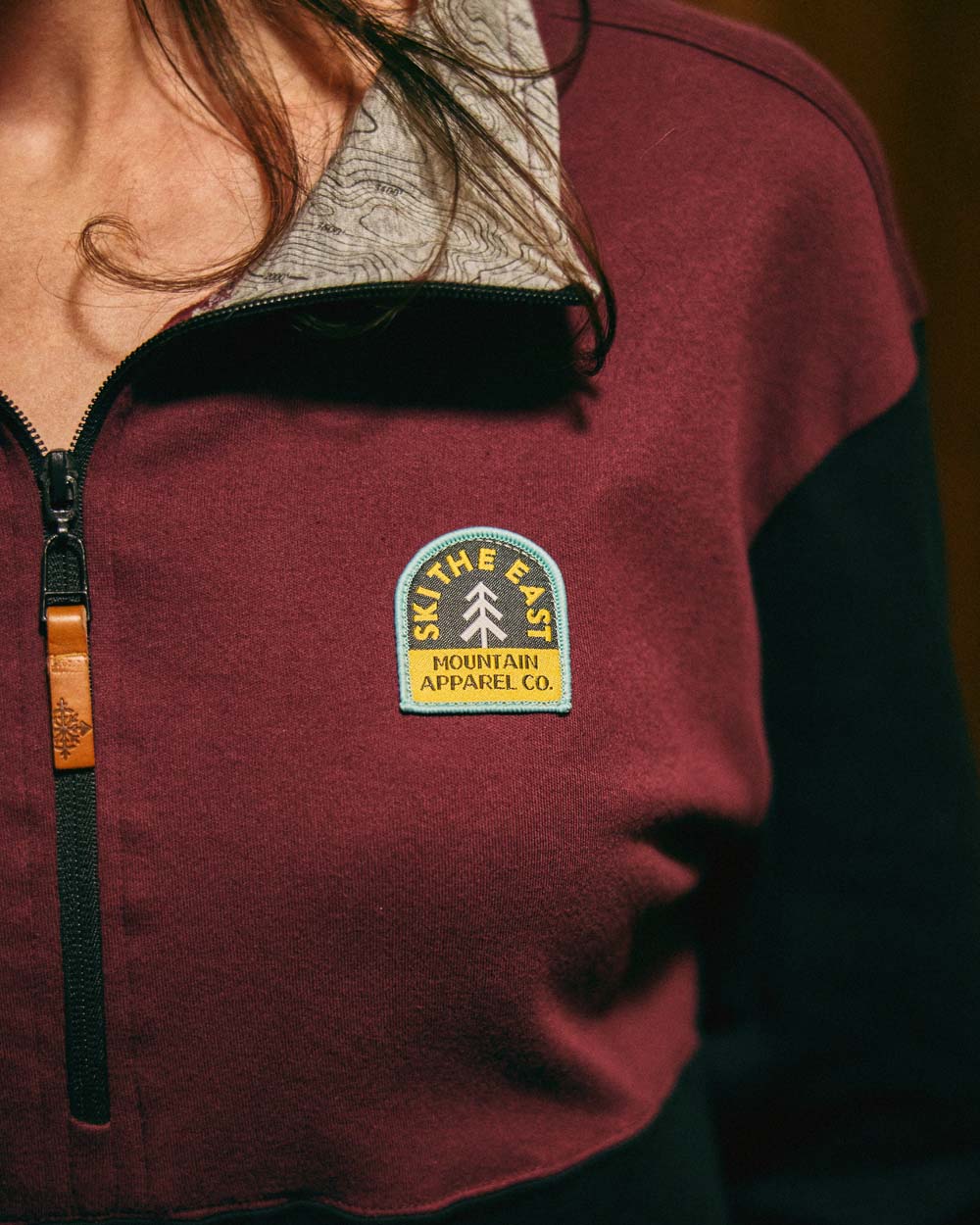 Women's Waterford Quarter Zip - Burgundy