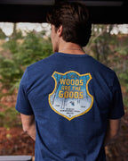 Woods Are The Goods Tee - Navy