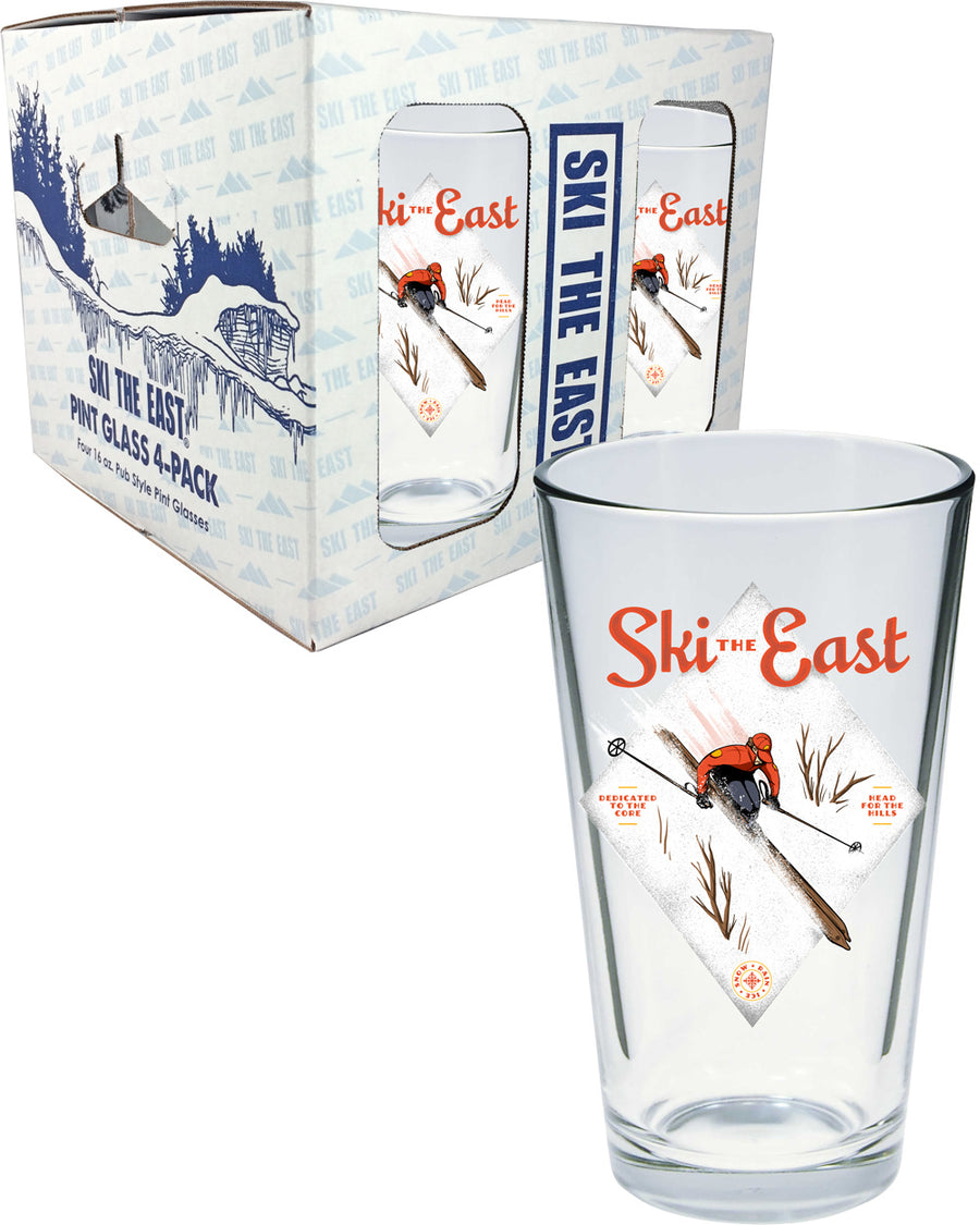 Downhill Legacy Pint Glass 4-Pack