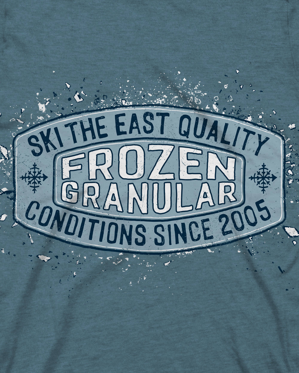 Frozen Granular Tee - Indigo