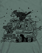 Powder Hounds Tee - Pine