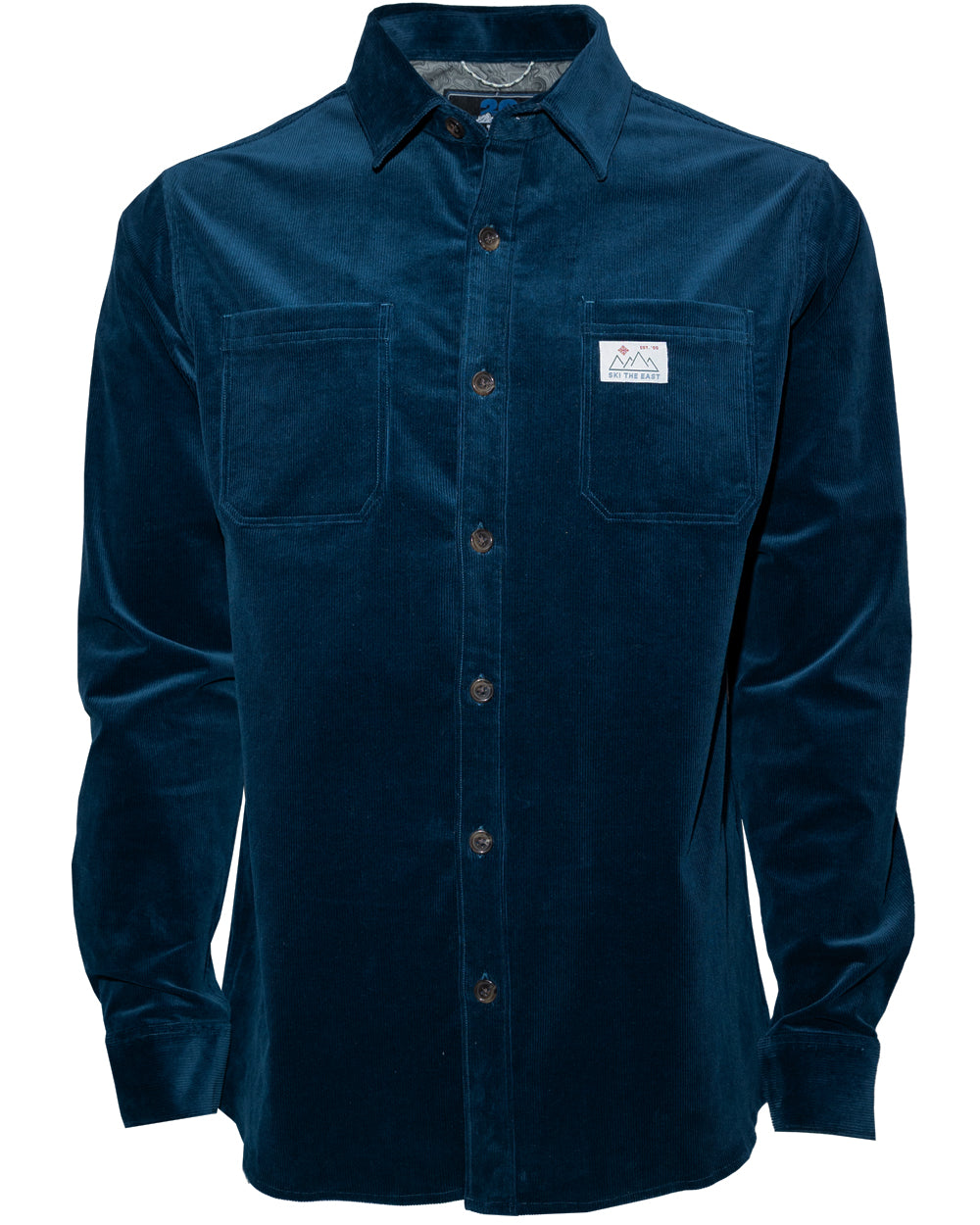 Cat Tracks Corduroy Shirt - Midnight