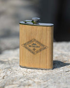 Dedicated Wood Wrapped Flask