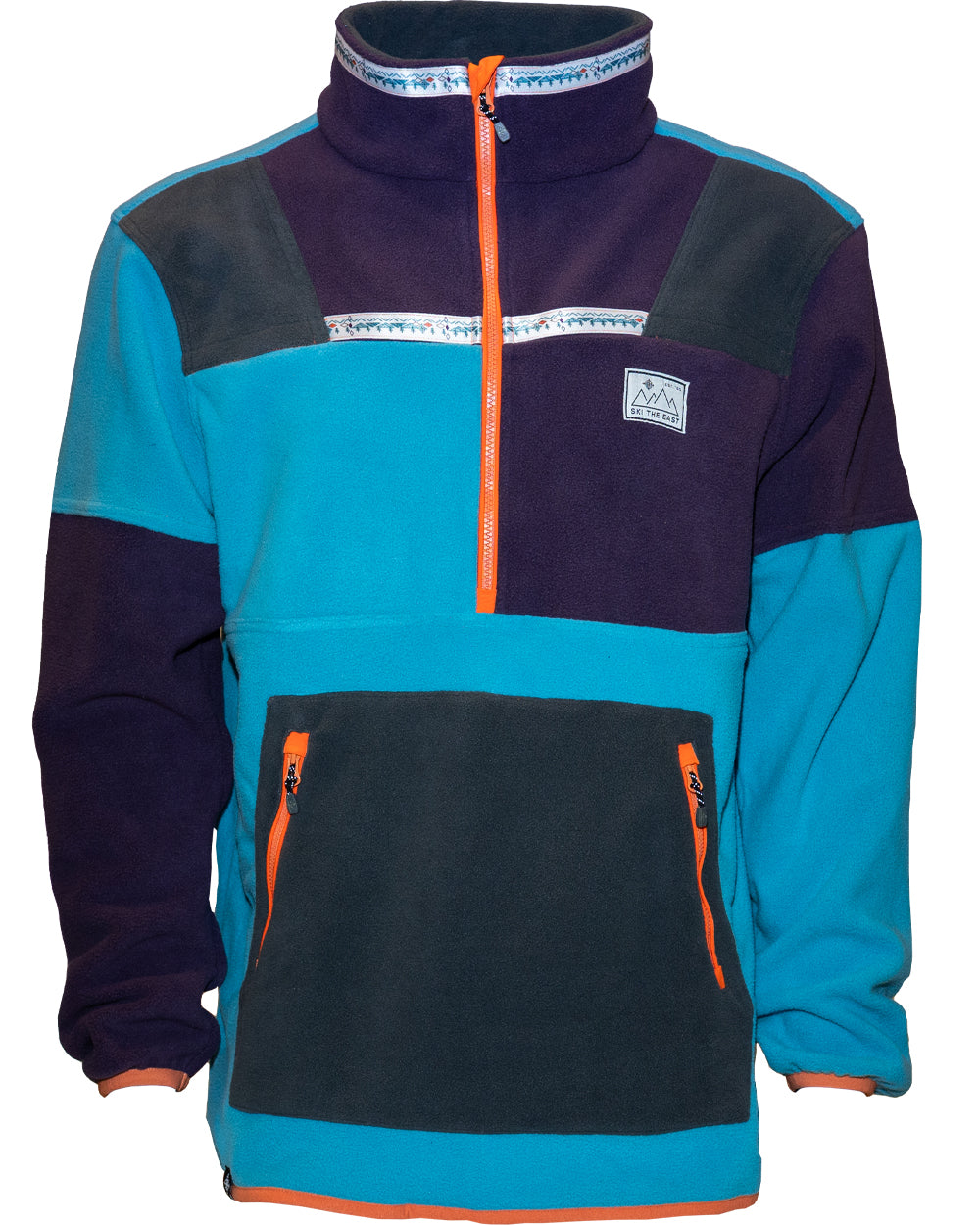 Gnarly Peaks Half Zip Fleece - Alpenglow – Ski The East