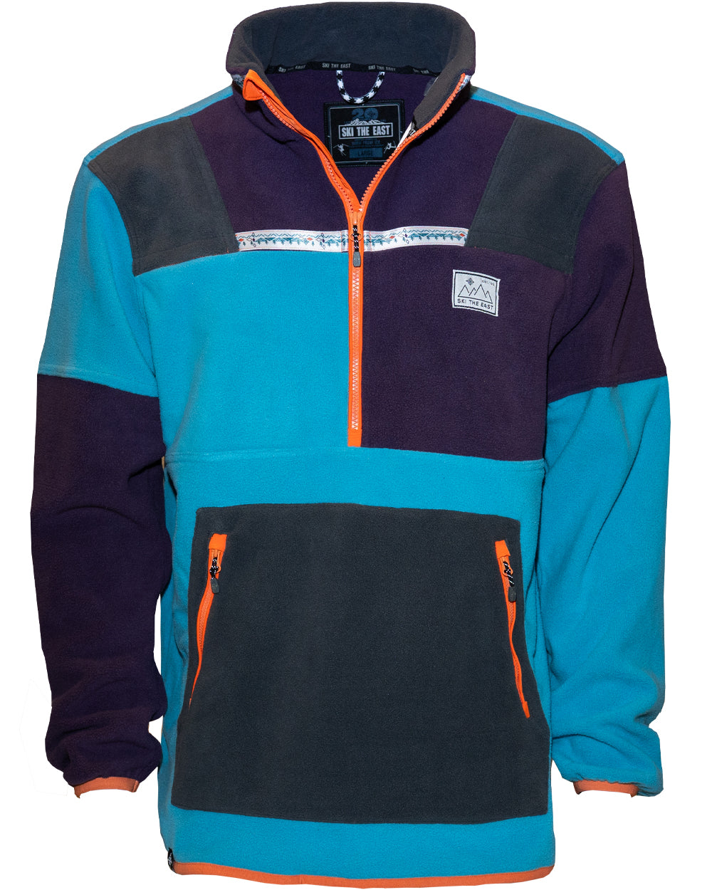 Gnarly Peaks Half Zip Fleece - Alpenglow – Ski The East