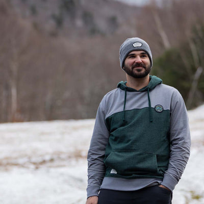 Eternal Lightweight Hoodie - Granite/Dark Forest