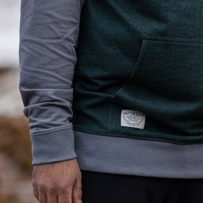 Eternal Lightweight Hoodie - Granite/Dark Forest