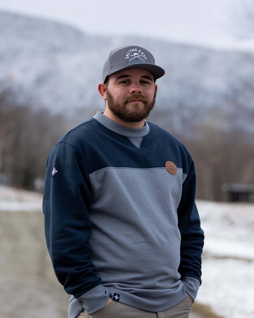 Quarry Crew Sweatshirt - Midnight/Granite