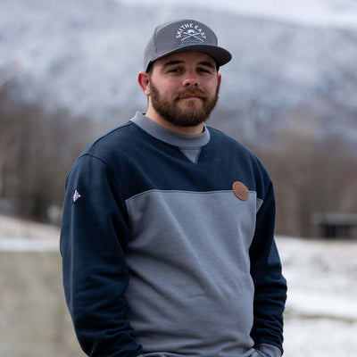 Quarry Crew Sweatshirt - Midnight/Granite