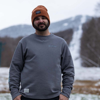 Rugged Roots Waffle Crew - Granite