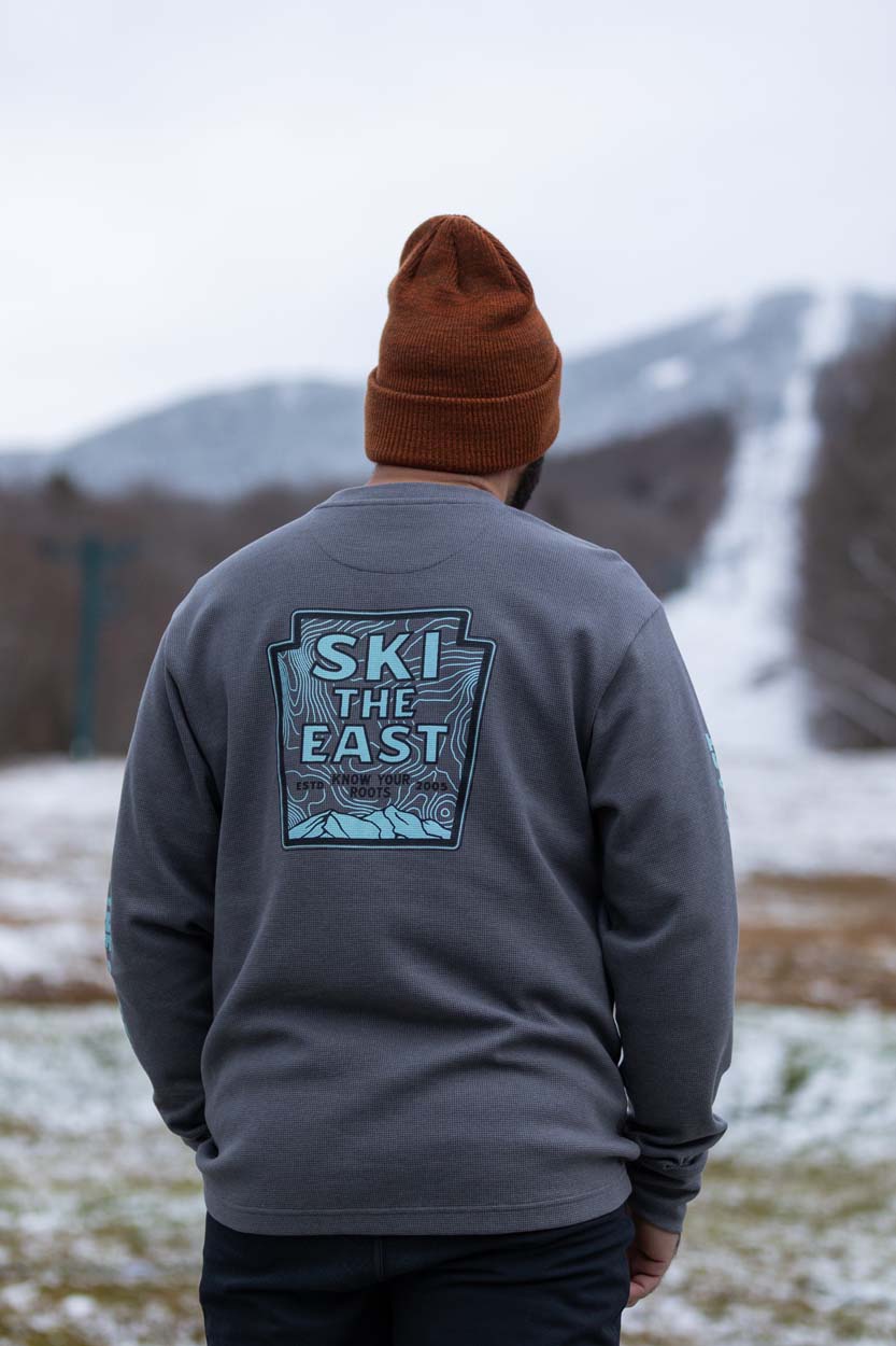 Rugged Roots Waffle Crew - Granite