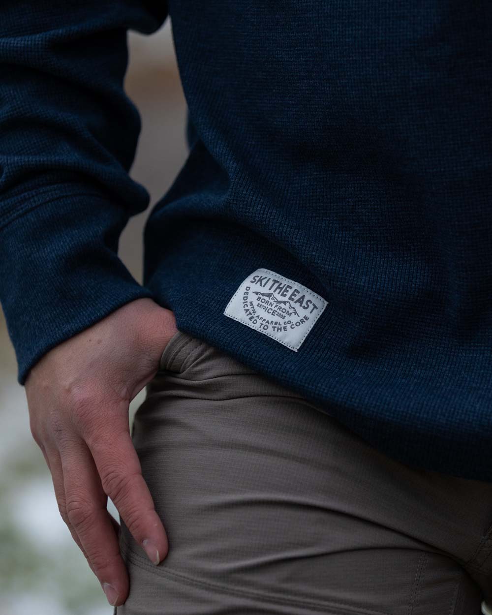 High Alpine Waffle Crew - Midnight