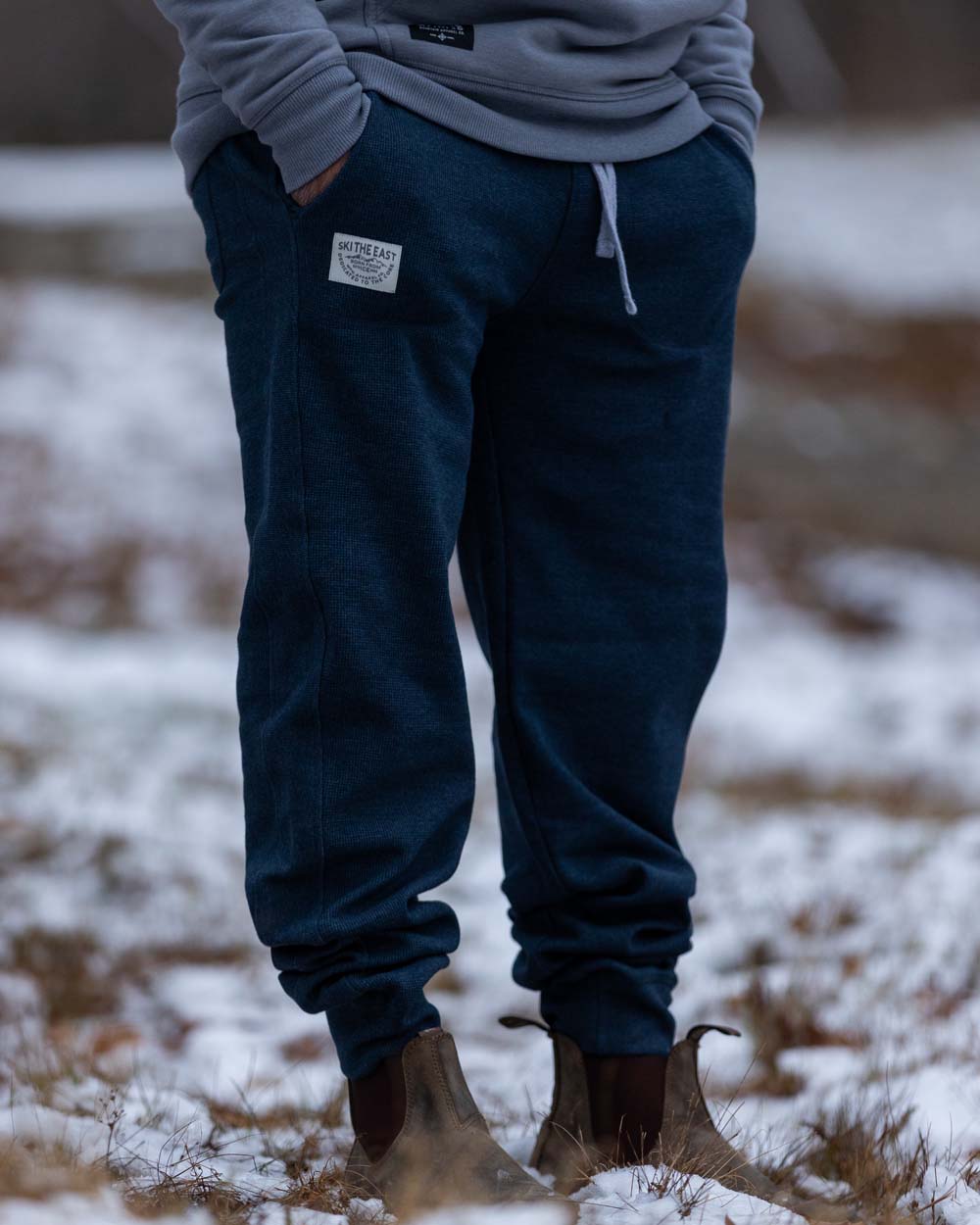 Woodland Waffle Joggers - Midnight