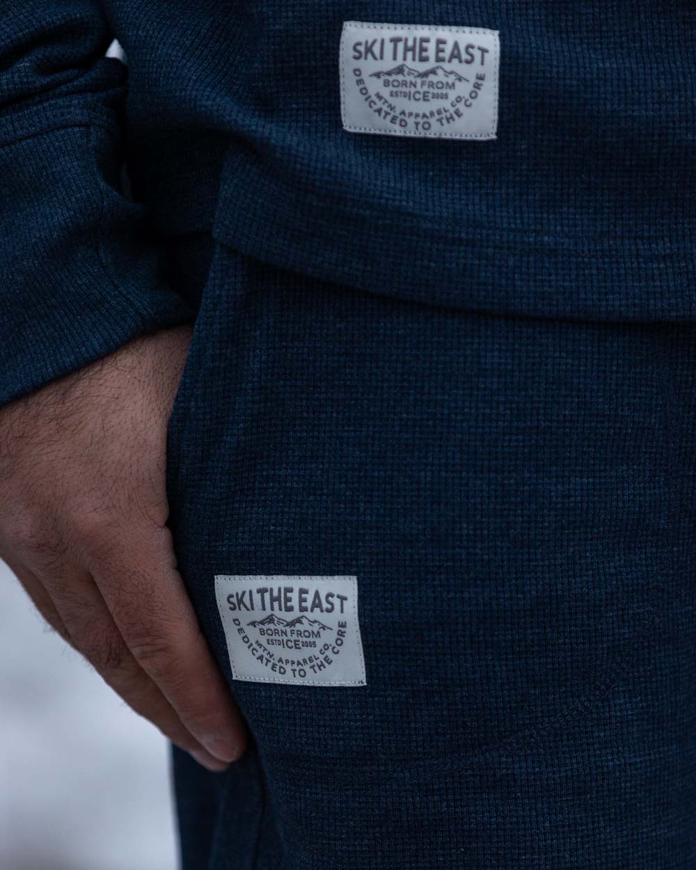 Woodland Waffle Joggers - Midnight