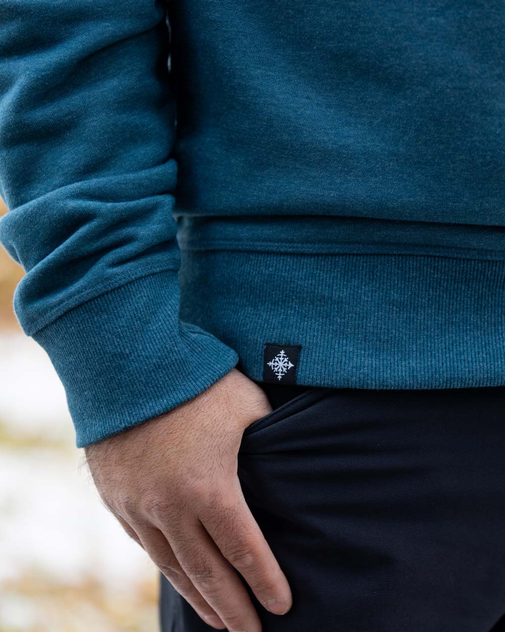 Ski Quiver Crew Sweatshirt - Stone Blue