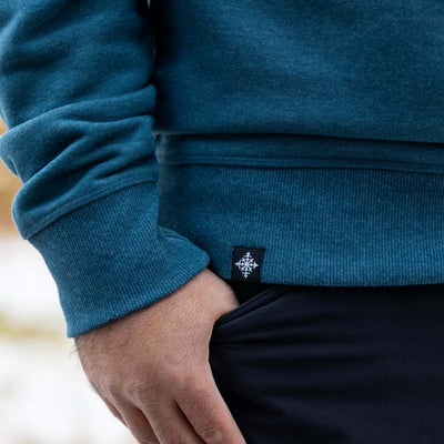 Ski Quiver Crew Sweatshirt - Stone Blue