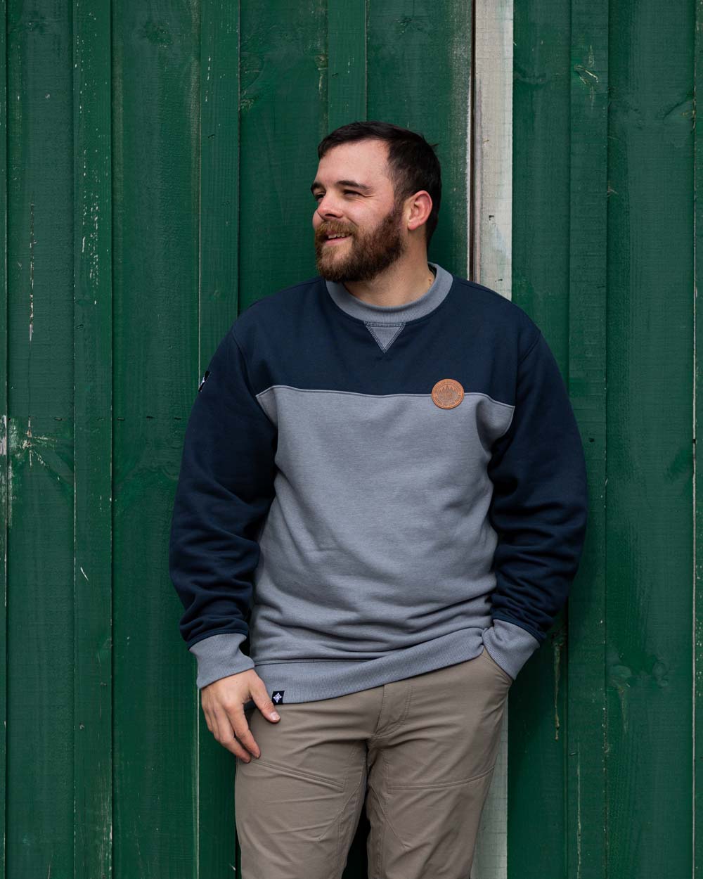 Quarry Crew Sweatshirt - Midnight/Granite