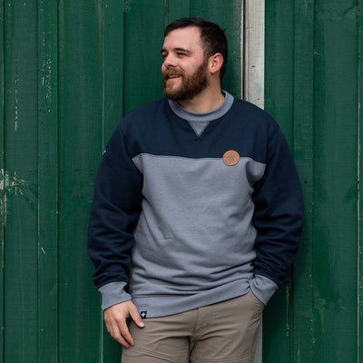 Quarry Crew Sweatshirt - Midnight/Granite