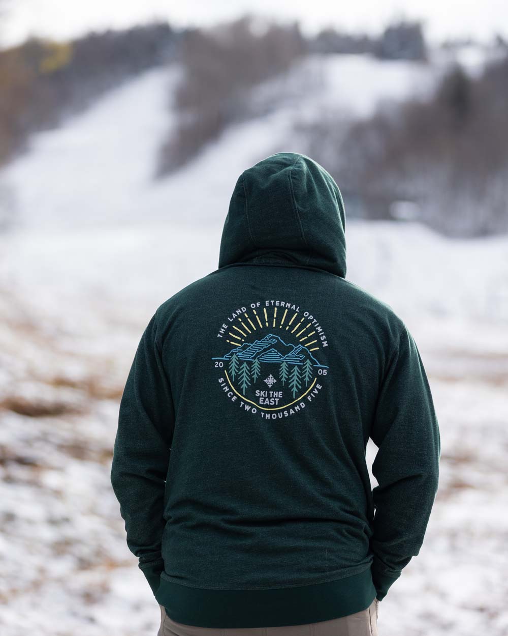 Eternal Lightweight Hoodie - Dark Forest