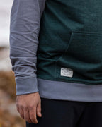 Eternal Lightweight Hoodie - Granite/Dark Forest