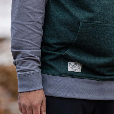 Eternal Lightweight Hoodie - Granite/Dark Forest