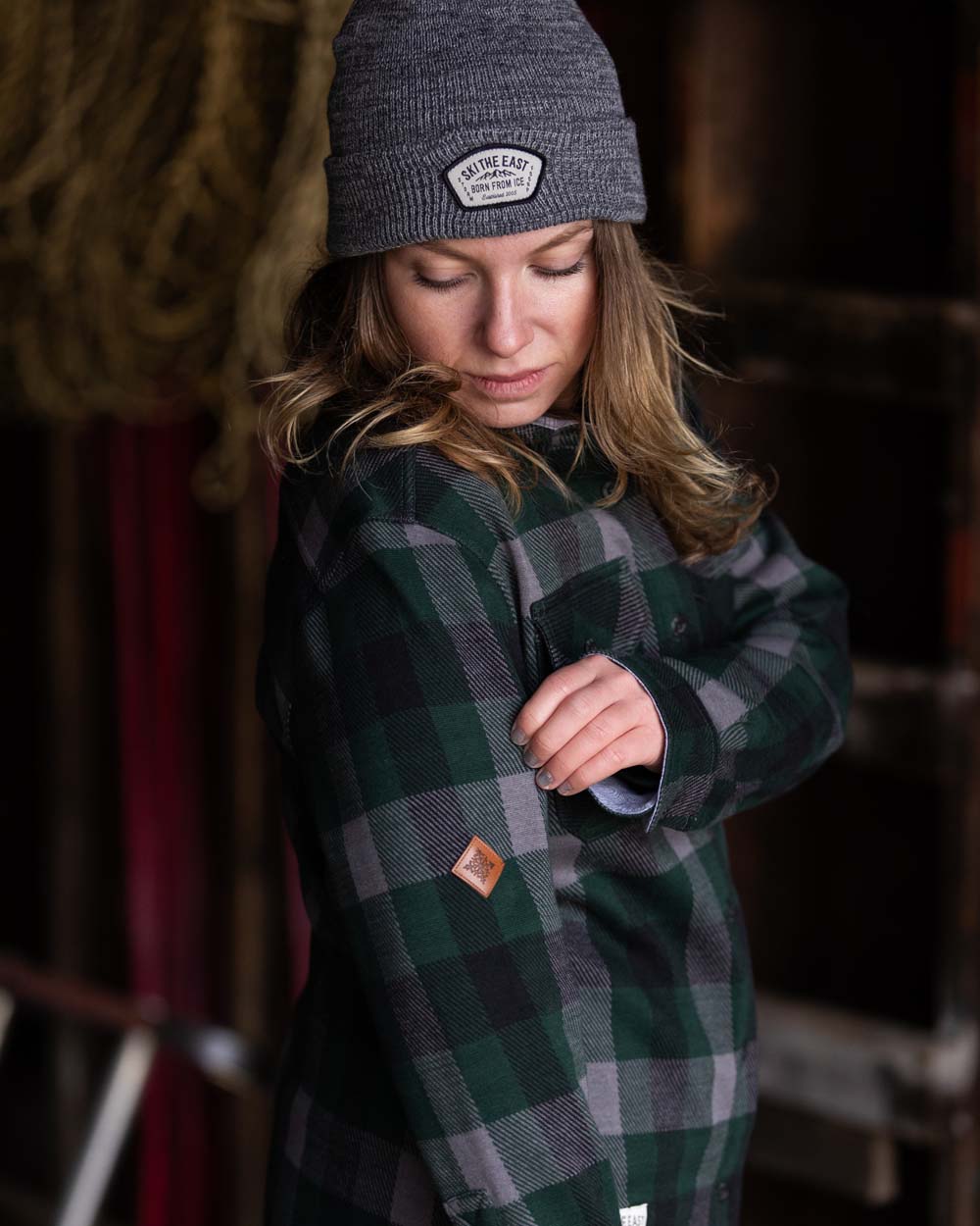 Women's Snowdrift Knit Flannel - Backwoods Pine