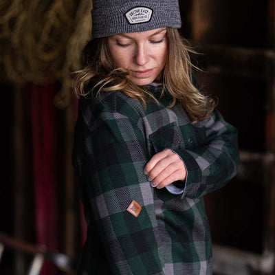 Women's Snowdrift Knit Flannel - Backwoods Pine