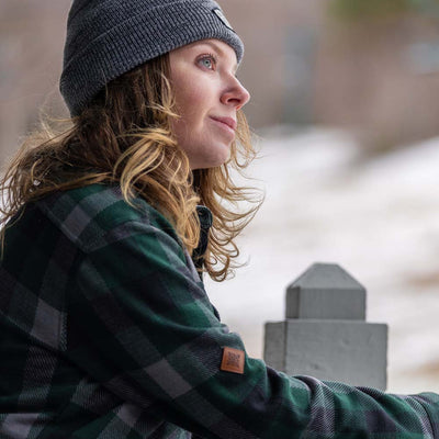 Women's Snowdrift Knit Flannel - Backwoods Pine