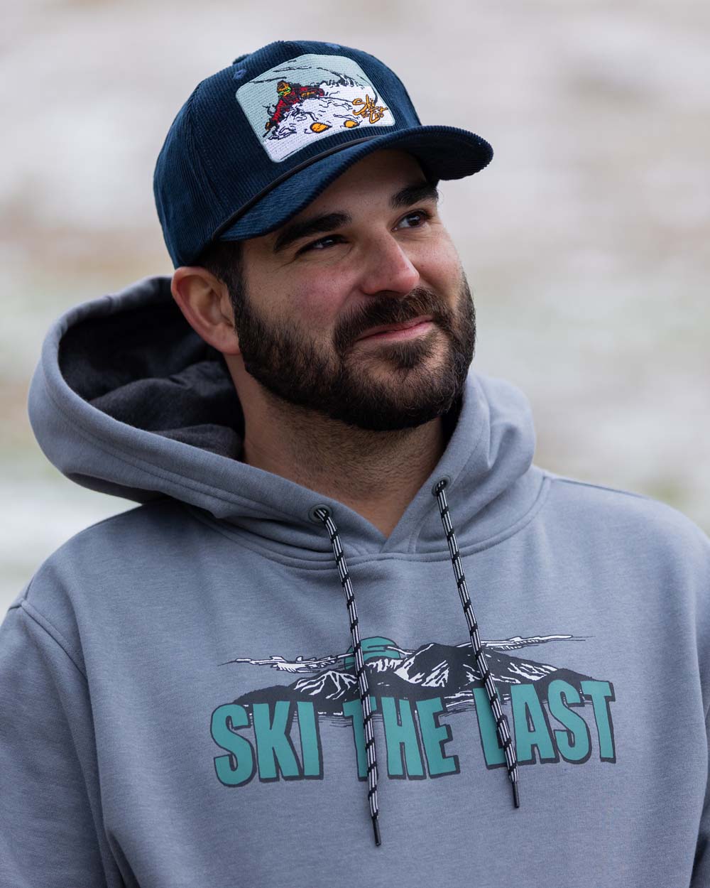 Steep n' Deep Corduroy Hat - Stone Blue