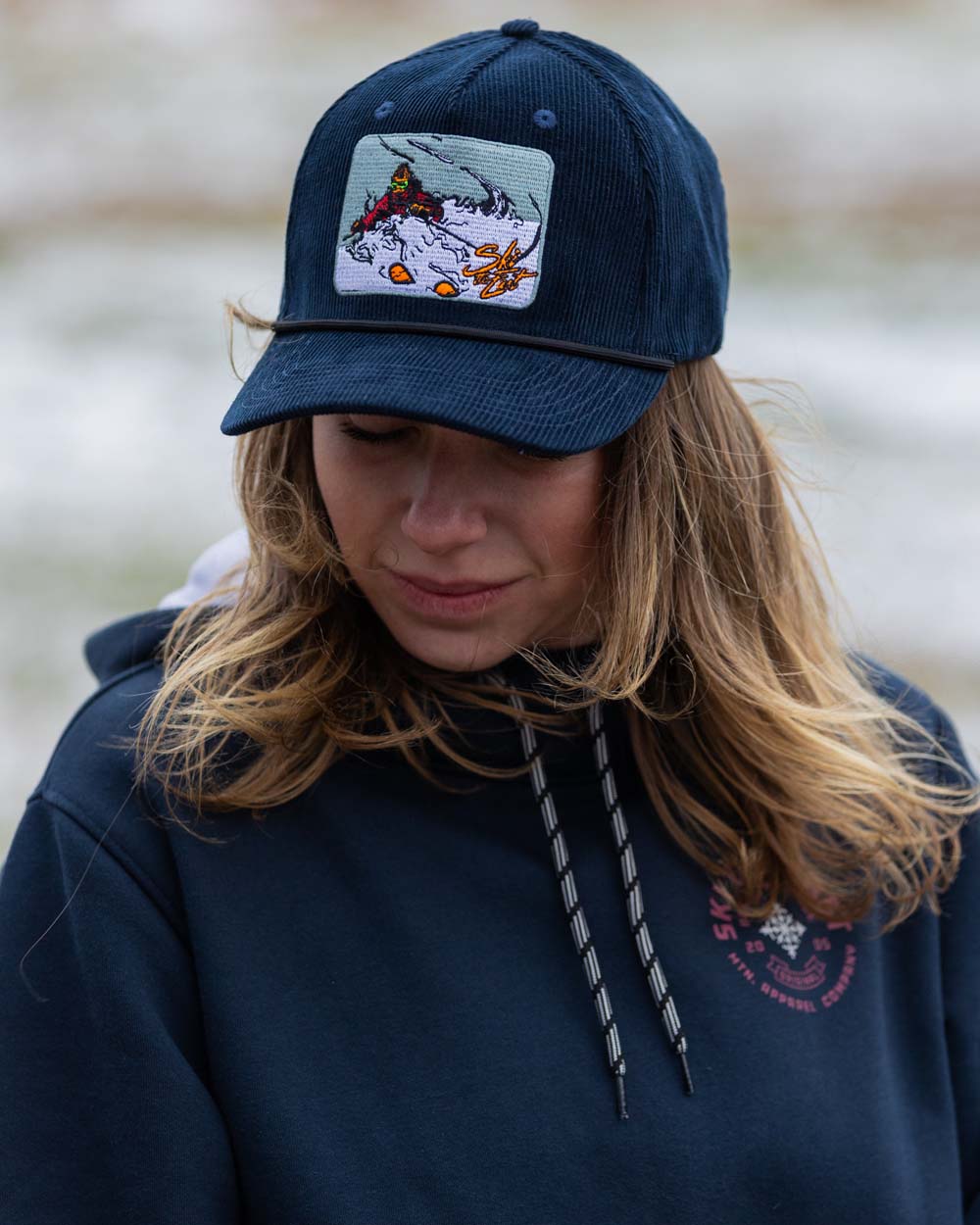 Steep n' Deep Corduroy Hat - Stone Blue