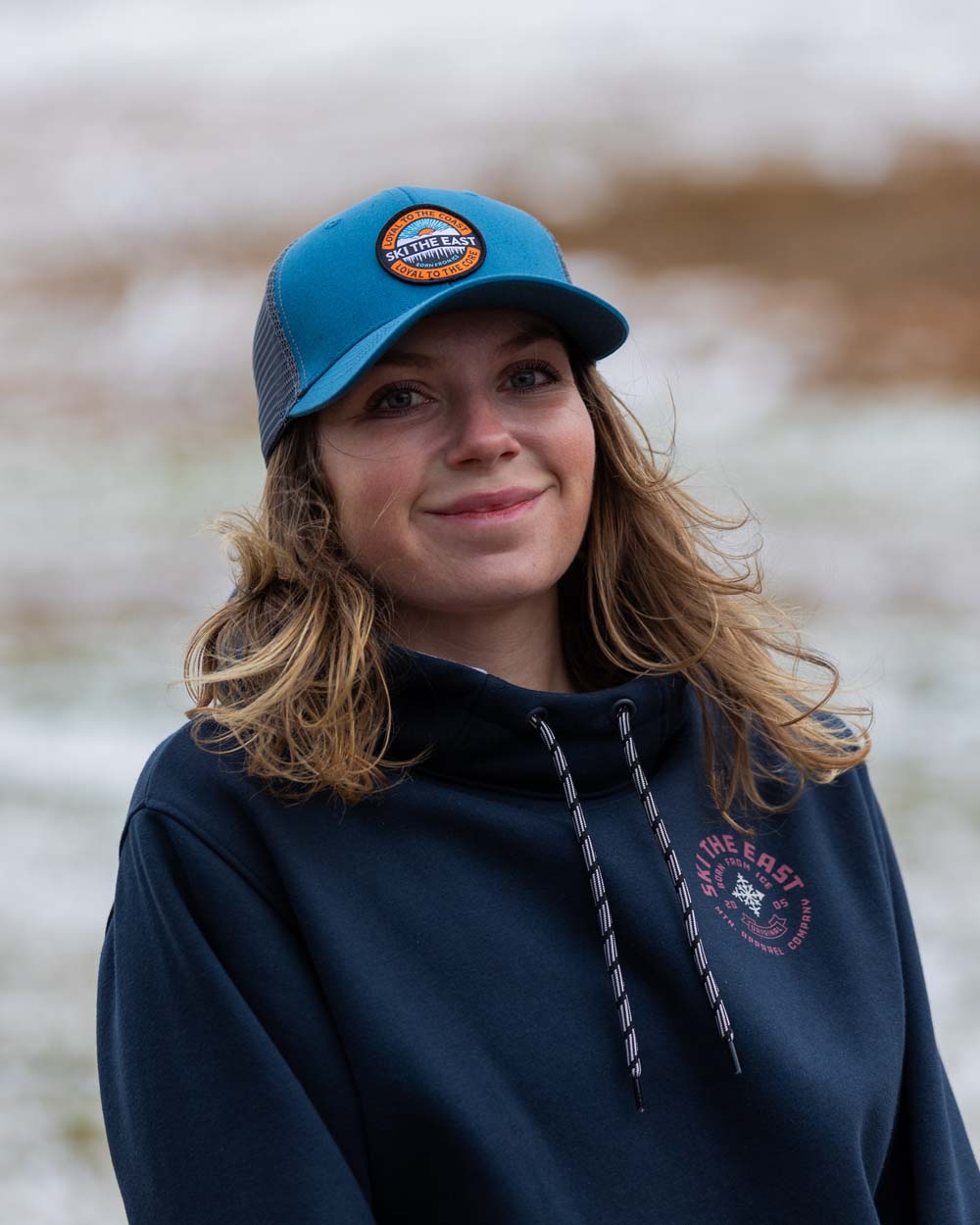 Core Canvas Trucker Hat - Stone Blue