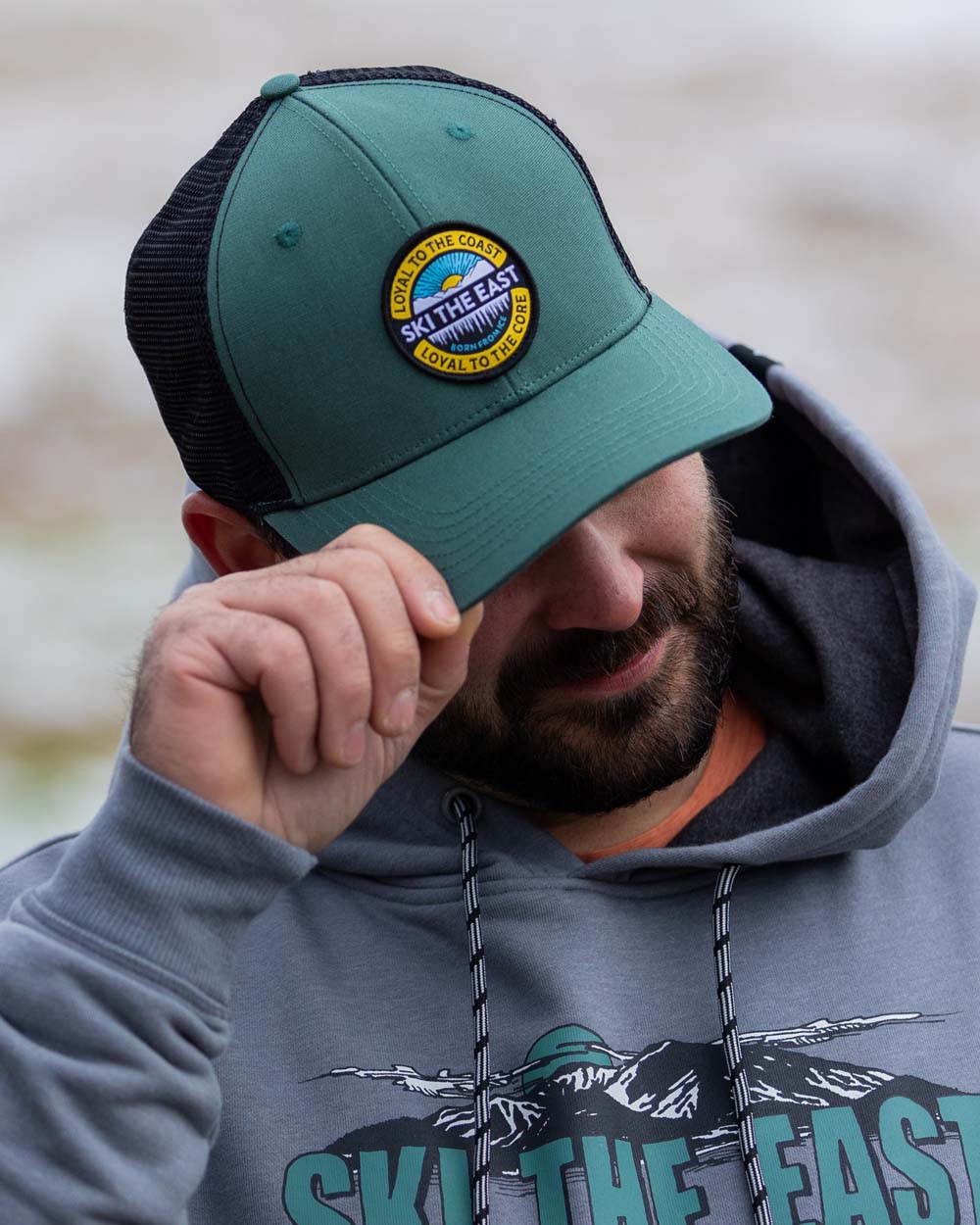 Core Canvas Trucker Hat - Dark Forest
