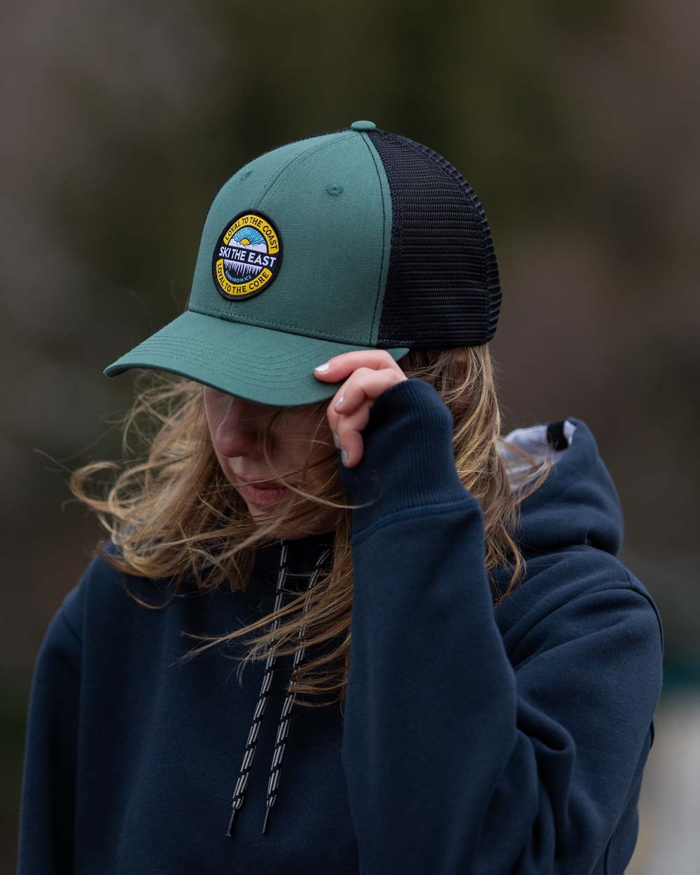 Core Canvas Trucker Hat - Dark Forest