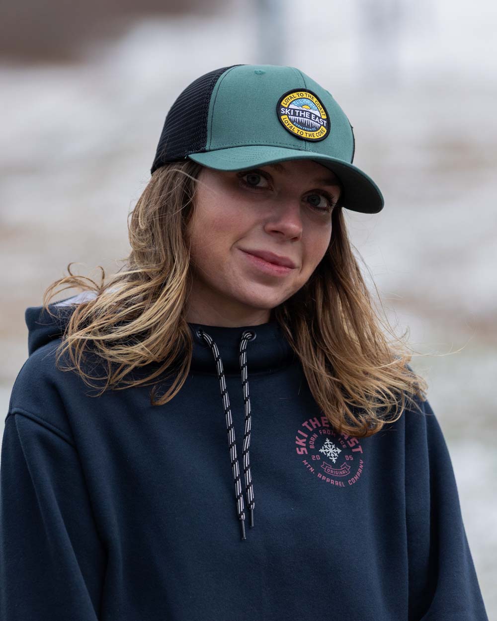 Core Canvas Trucker Hat - Dark Forest