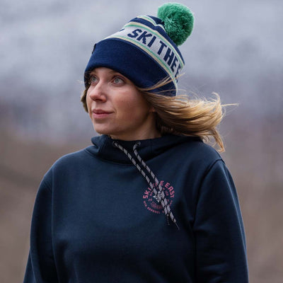 Tailgater Pom Beanie - Blue Ridge
