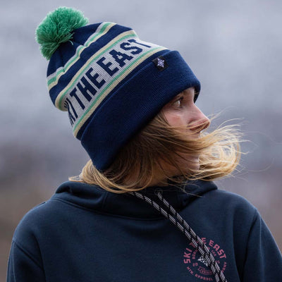 Tailgater Pom Beanie - Blue Ridge