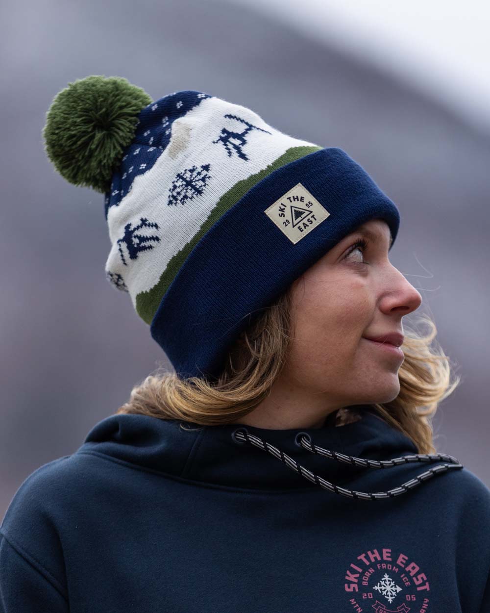 Altitude Pom Beanie - Pine Peak