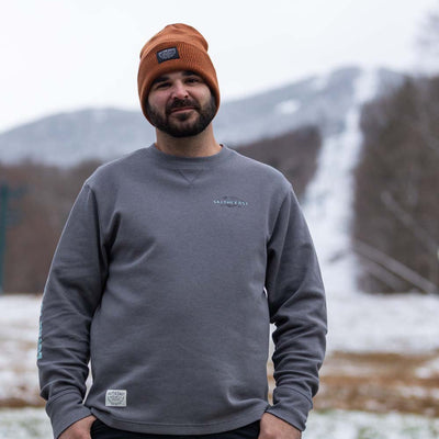 Rugged Roots Waffle Crew - Granite