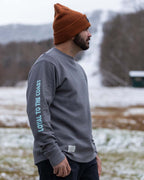 Rugged Roots Waffle Crew - Granite