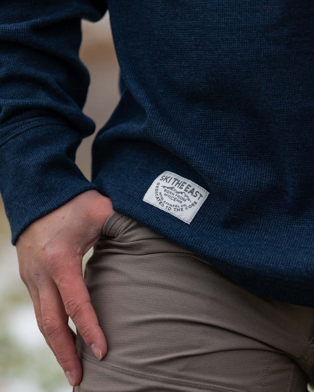 High Alpine Waffle Crew - Midnight