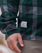 Snowdrift Knit Flannel - Backwoods Pine