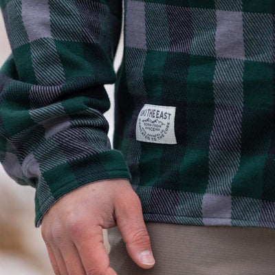 Snowdrift Knit Flannel - Backwoods Pine